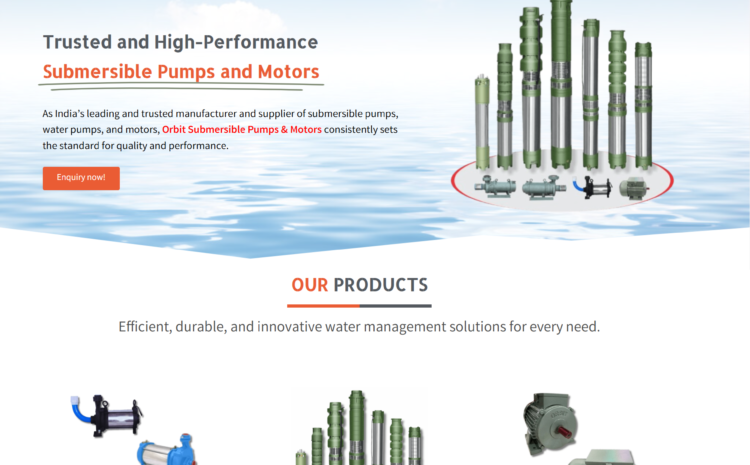 Orbit Submersible Pumps and Motors